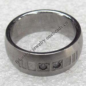 Stainless Steel Rings, wideth Approx:8mm, Sold by PC