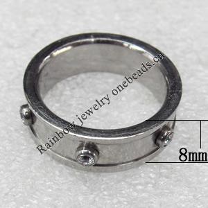 Stainless Steel Rings, wideth :8mm, Sold by PC