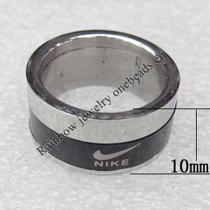 Stainless Steel Rings, wideth :10mm, Sold by PC