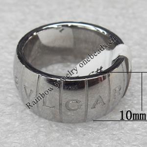 Stainless Steel Rings, wideth :10mm, Sold by PC