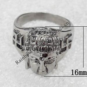 Stainless Steel Rings, 16mm, Sold by PC