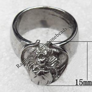 Stainless Steel Rings, 15mm, Sold by PC