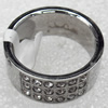 Stainless Steel Rings, wideth :10mm, Sold by PC