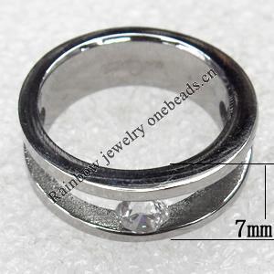 Stainless Steel Rings, wideth :7mm, Sold by PC
