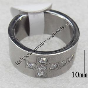 Stainless Steel Rings, wideth :10mm, Sold by PC