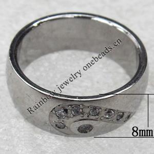 Stainless Steel Rings, wideth :8mm, Sold by PC