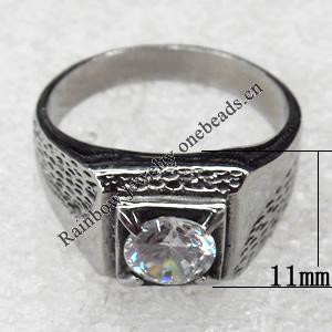 Stainless Steel Rings, wideth :11mm, Sold by PC