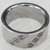 Stainless Steel Rings, wideth :8mm, Sold by PC