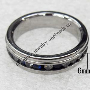 Stainless Steel Rings, wideth :6mm, Sold by PC