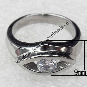 Stainless Steel Rings, wideth :9mm, Sold by PC