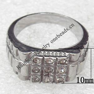 Stainless Steel Rings, wideth :10mm, Sold by PC