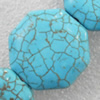 Turquoise Beads，27mm, Hole:Approx 1mm, Sold by PC