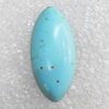 Turquoise Cabochons，Horse eye, 13x27mm, Sold by PC