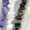 Agate Beads, Mix colour, Chip, 8x4-20x15mm, Hole:Approx 1mm, Length:15.7-inch, Sold by Group