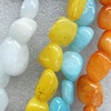 Agate Beads, Mix colour, Chip, 8x4-20x15mm, Hole:Approx 1mm, Length:15.7-inch, Sold by Group