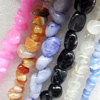 Agate Beads, Mix colour, Chip, 8x4-20x15mm, Hole:Approx 1mm, Length:15.7-inch, Sold by Group