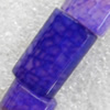Agate Beads, Tube, 12x18mm, Hole:Approx 1mm, Sold per 15.7-inch Strand 