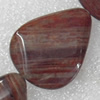 Gemstone Beads, Teardrop, 28x36mm, Hole:Approx 1mm, Sold per 15.7-inch Strand