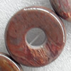 Gemstone Beads, Donut, O:38mm I:12mm, Hole:Approx 1mm, Sold per 15.7-inch Strand