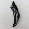 Tibetan Yak Bone Pendant, 78x19mm Hole:3mm，Sold by Bag