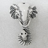 Tibetan Yak Bone Pendant, Animal 60x41mm Hole:3mm，Sold by Bag