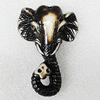 Tibetan Yak Bone Pendant, Animal 60x41mm Hole:3mm，Sold by Bag