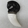 Tibetan Yak Bone Pendant, 67x31mm Hole:3mm，Sold by Bag