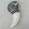 Tibetan Yak Bone Pendant, 67x31mm Hole:3mm，Sold by Bag