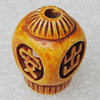 Tibetan Yak Bone Beads, 20x13mm Hole:2mm，Sold by Bag