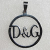 Stainless Steel Pendant, 30mm Hole:2mm, Sold by Bag