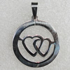 Stainless Steel Pendant, 30mm Hole:2.5mm, Sold by Bag