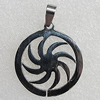 Stainless Steel Pendant, 30mm Hole:2.5mm, Sold by Bag