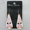 Ceramics Earring, 51x23mm, Sold by Group