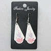 Ceramics Earring, 39x20mm, Sold by Group