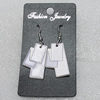 Ceramics Earring, 34x21mm, Sold by Group
