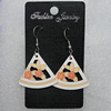 Ceramics Earring, Triangle 34x29mm, Sold by Group