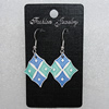Ceramics Earring, Diamond 31x26mm, Sold by Group
