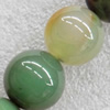 Agate Beads, Round, 12mm, Hole:Approx 1mm, Sold per 15.7-inch Strand