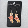 Ceramics Earring, Flower 35x17mm, Sold by Group