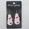 Ceramics Earring, 36x17mm, Sold by Group