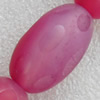 Agate Beads, Faceted Oval, 16x28mm, Hole:Approx 1.5mm, Sold per 15.7-inch Strand