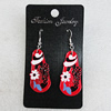 Ceramics Earring, 38x18mm, Sold by Group