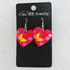 Ceramics Earring, Heart 26mm, Sold by Group