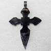 Stainless Steel Pendant, Cross, 28x45mm, Hole:Approx 4mm, Sold by PC