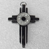 Stainless Steel Pendant, Cross, 25x35mm, Hole:Approx 3mm, Sold by PC