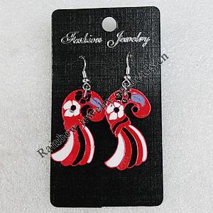 Ceramics Earring, 35x20mm, Sold by Group