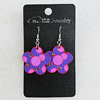Ceramics Earring, Flower 27mm, Sold by Group