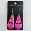 Ceramics Earring, 49x22mm, Sold by Group