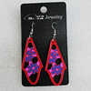 Ceramics Earring, 50x23mm, Sold by Group
