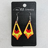 Ceramics Earring, 38x20mm, Sold by Group